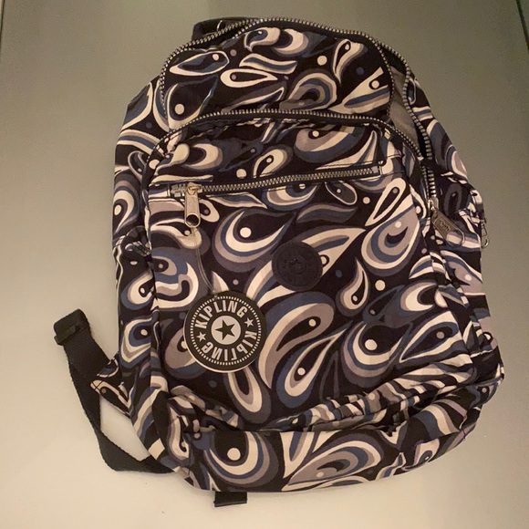 KIPLING -Vintage Limited Edition print Backpack - Picture 1 of 13